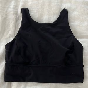 BLACK LILULEMON SPORTS BRA